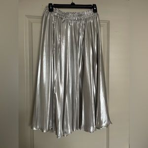 H&M- Metallic skirt.